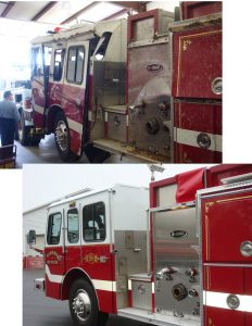 Emergency Vehicle Firetruck Wreck, Repair by Anchor-Richey EVS